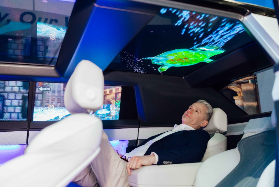AUO CES 2025 exhibition area exciting unpacking- Smart Cockpit 2025 rides in Las Vegas and sets off a whirlwind of smart travel